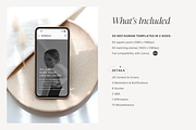 Health & Wellness Instagram Template, a Social Media Template by LiliesandBerries (Thumbnail 3 of 21)