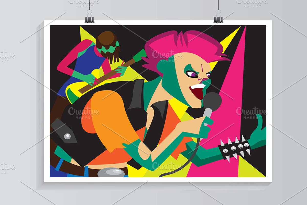 Punk rock., an Illustration by © Fisher Photostudio (Photo 5 of 6)