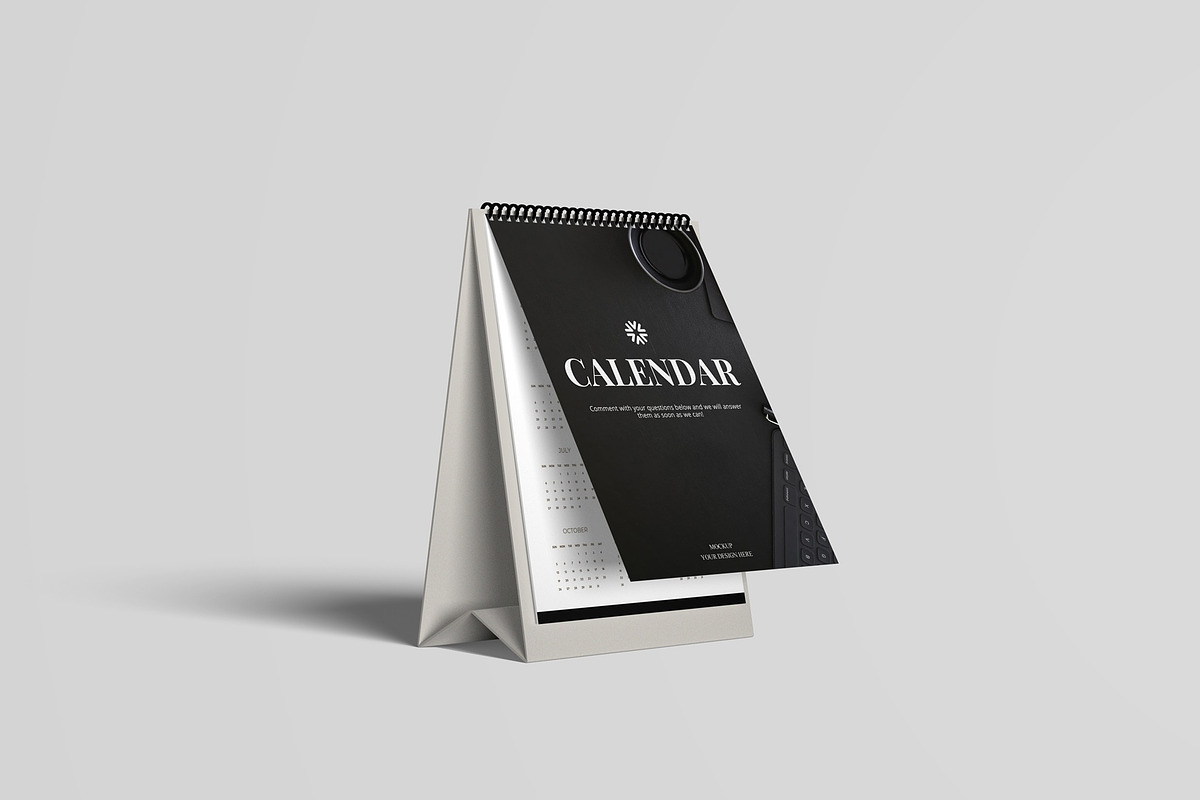 Calendar Mockup, a Books & Magazine Mockup by Lxadesign (Photo 2 of 10)