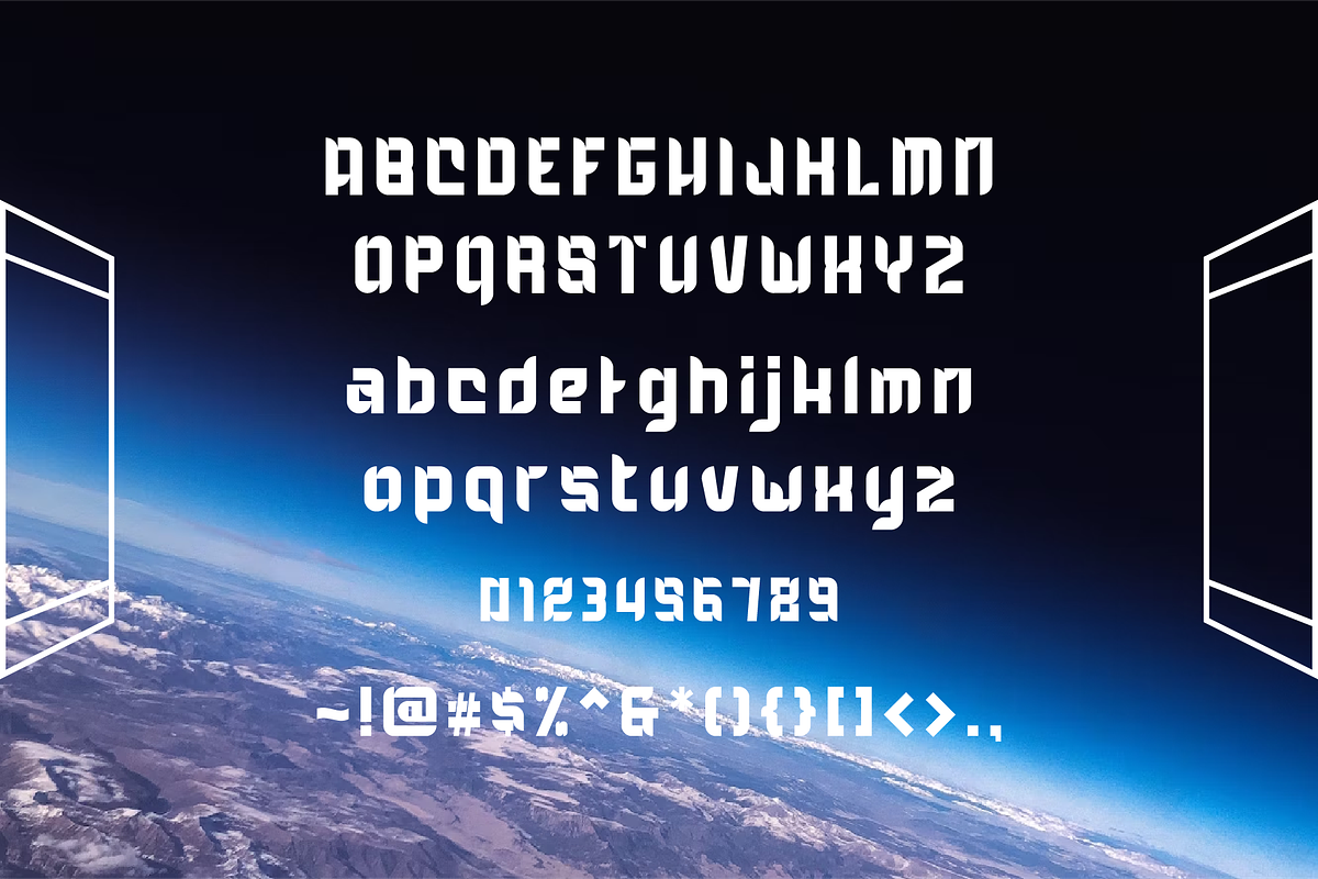 Anomaly Space - Sci-Fi font, a Sans Serif Font by Badsign Type (Photo 2 of 8)