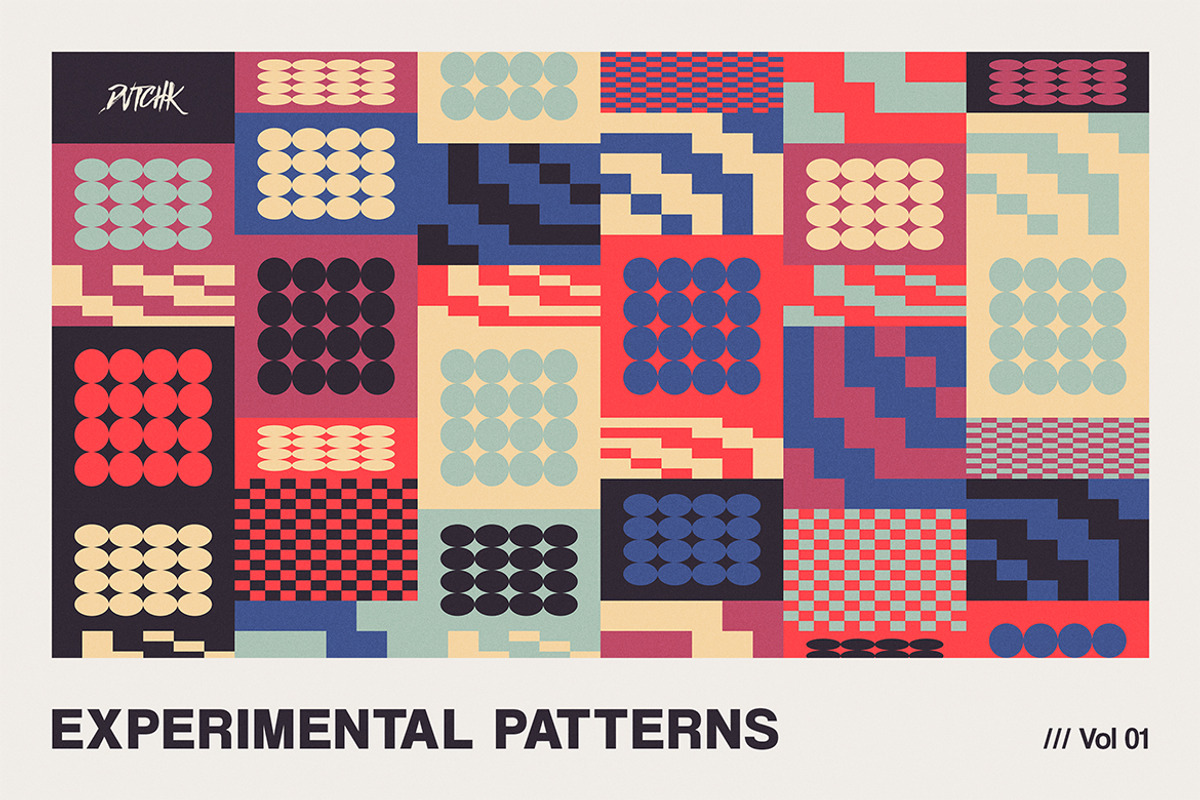 Experimental Geometric Patterns V01, a Pattern Graphic by dvtchk (Photo 2 of 5)