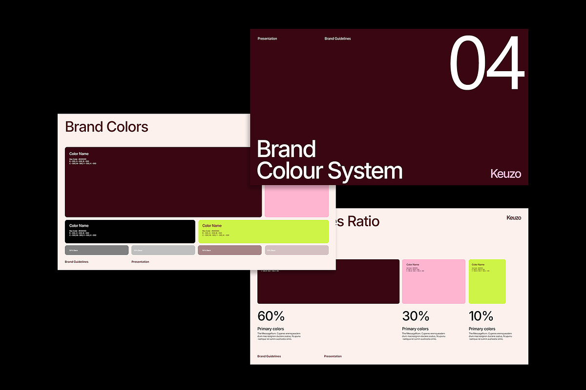 Keuzo - Brand Guideline Presentation, a Branding & Logo Template by Devators (Photo 5 of 7)