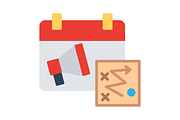 Marketing Strategy Flat Icon, a Duotone Icon by Pexelpy (Thumbnail 2 of 2)