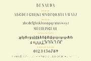 Benallda Fortesta Duo Font, a Serif Font by Humaira_std (Thumbnail 8 of 10)