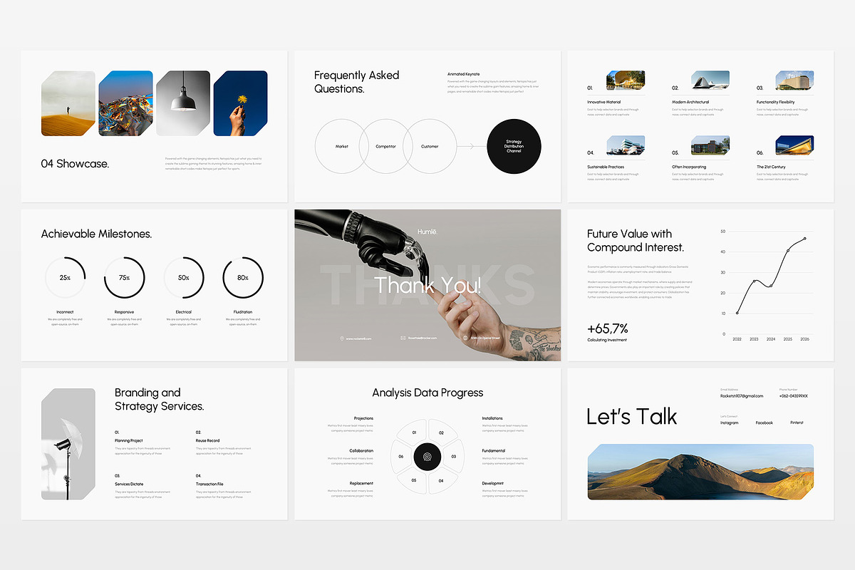 Humle Presentation Template Design, a Presentation Template by Rocketstill (Photo 7 of 7)