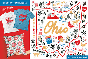 OHIO Illustrations Icons Patterns