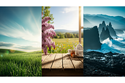 10 Nature Poster Backgrounds Kit, a Nature Photo by ASWIN46 (Thumbnail 8 of 8)