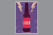 Beer Types grunge vector poster set., a Food Illustration by PoPaShop (Thumbnail 5 of 11)