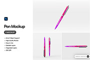 Pen Mockup, a Merchandise Mockup by SLAB! Design (Thumbnail 1 of 7)