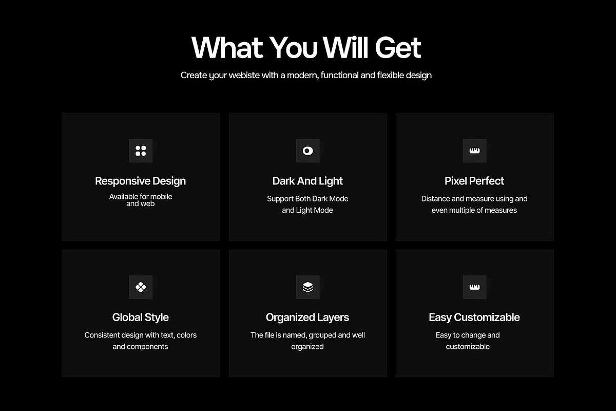 Line Agency Website UI Kit, an UI Kit Template by DjectStudio (Photo 2 of 6)