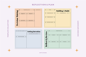 Reflection & Planner Template Set