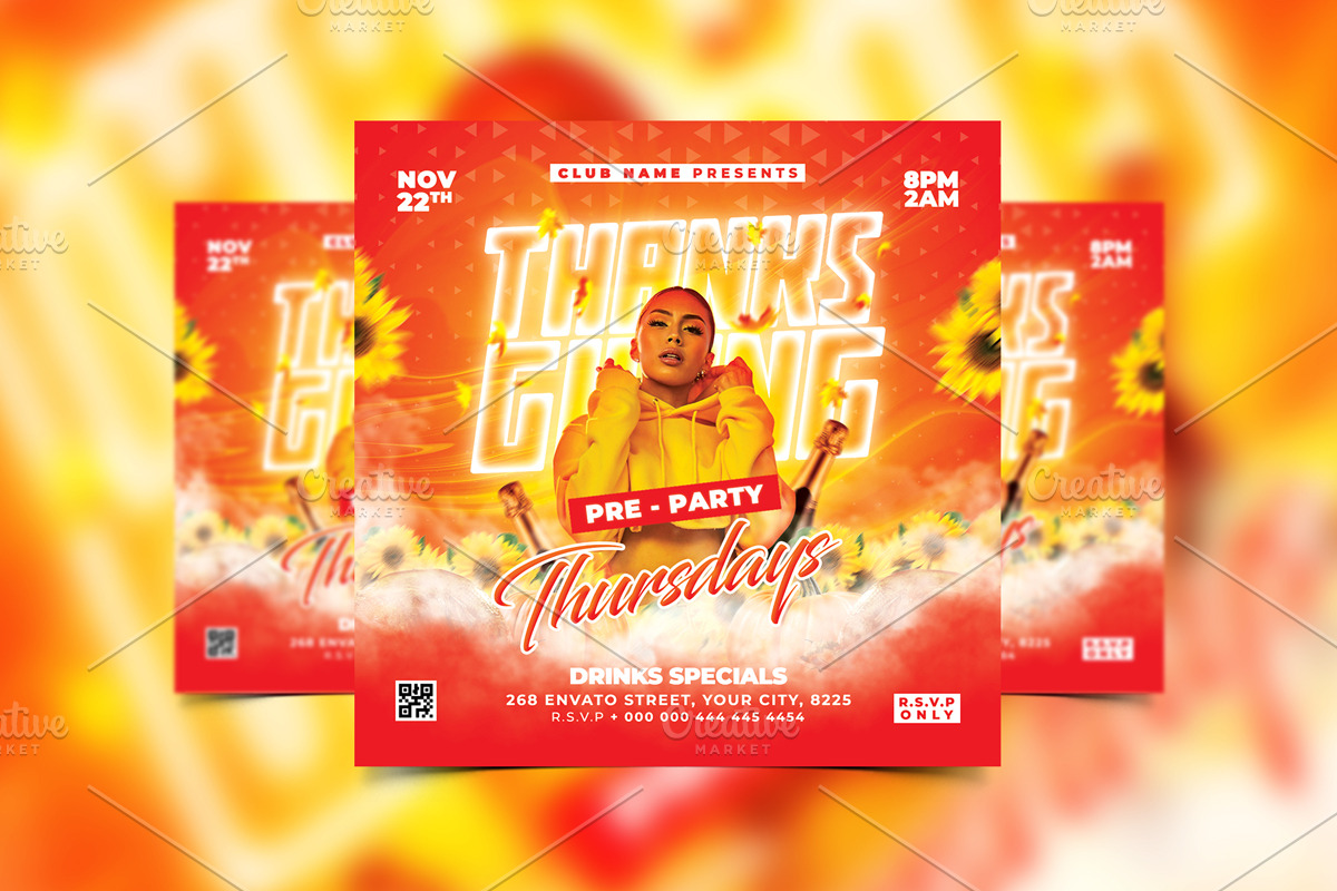 Thanksgiving Flyer, a Flyer Template by StarPixles11 (Photo 1 of 3)