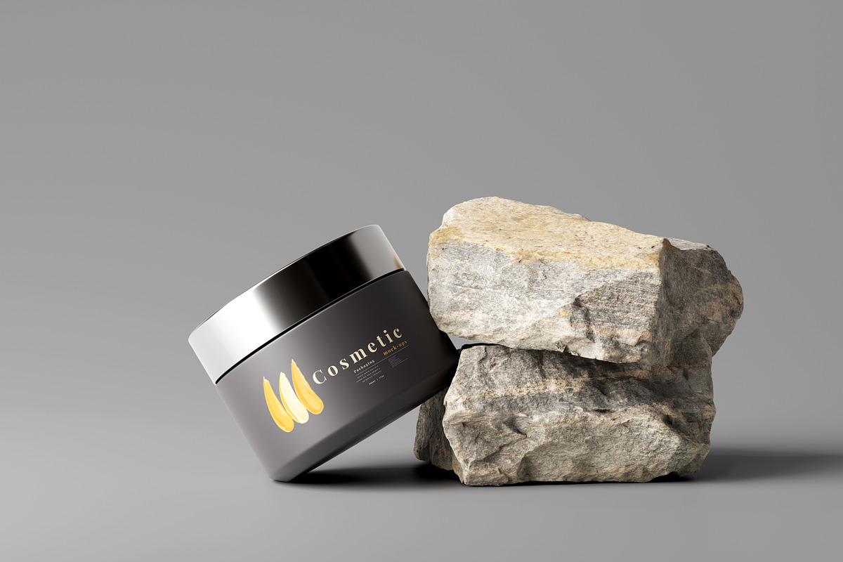 Plastic Jar Mockup, a Cups & Container Mockup by pmvch (Photo 1 of 11)