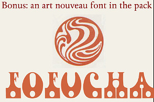 Art Nouveau Ornaments BONUS FONT