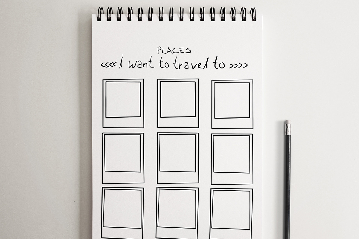 19 Hand Drawn Print Planner Layouts, a Graphic by Character (Photo 10 of 11)