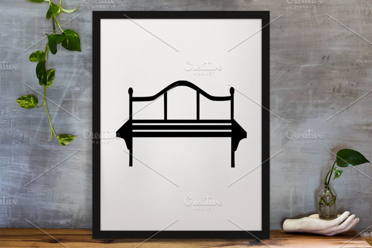 Bench Silhouette SVG, an Object Illustration by newminddesign (Photo 3 of 3)