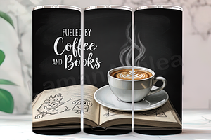 Brew & Books Tumbler, an Arts & Entertainment Photo by LamanAzalea