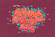 Lovadelic + Extras, a Script Font by Aiyari (Thumbnail 5 of 14)