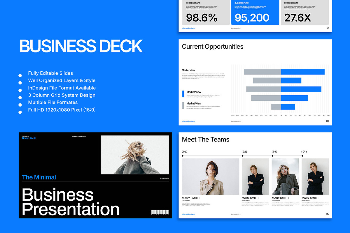 Minimal Business Presentation Deck, a Presentation Template by Devators (Photo 7 of 7)