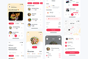 Foodline - Food Delivery App UI Kit, an UI Kit Template by Unpixel Design (Thumbnail 5 of 6)