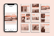 Podcast | Instagram Post, a Social Media Template by Meizzaluna Design (Thumbnail 3 of 4)