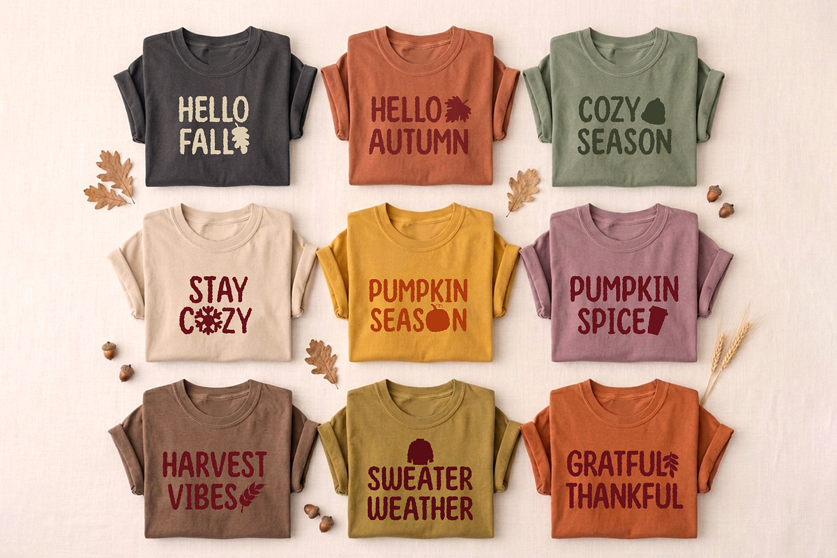 Autumn & Fall Pumpkins SVG Bundle, a Seasonal Illustration by ashek (Photo 2 of 10)