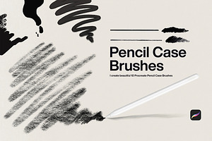 10 Pencil Case Brushes Procreate