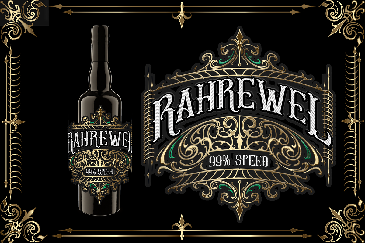 RABASCO, a Blackletter Font by dansdesign (Photo 2 of 8)