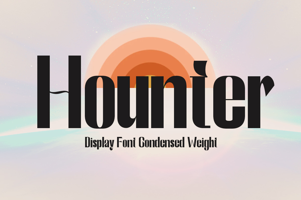 Hounter, a Sans Serif Font by Gatype (Photo 1 of 11)