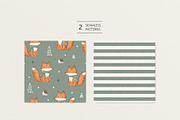 Winter fox, a Pattern Graphic by Olena Kuznietsova (Thumbnail 2 of 10)