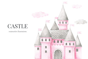 Watercolor Castle