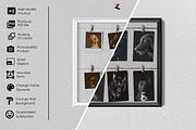 Photo Frame with Clips 6K, a Product Mockup by Zabiegala MP (Thumbnail 2 of 10)