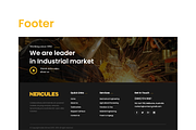 Factory & Industrial website design, a Landing Page Template by Istiak Ahmed (Thumbnail 6 of 7)