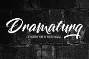 Dramaturg family - 4 fonts, a Script Font by Leitmotif (Thumbnail 1 of 6)
