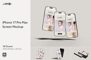 iPhone 17 Screen Mockup, an iPhone Mockup by Eka Restu D. Putra