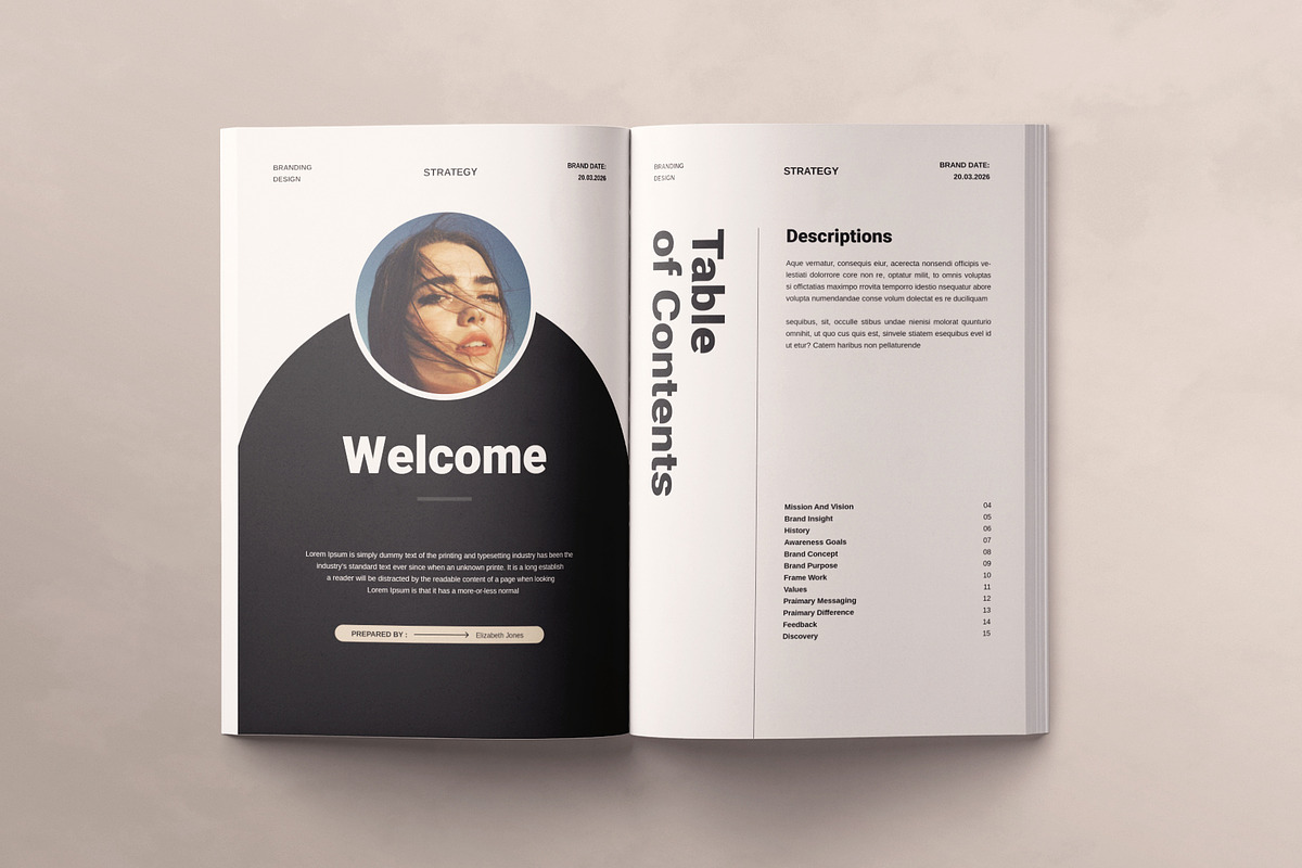 Brand Strategy Framework Template, a Brochure Template by ArtisanaAura (Photo 3 of 8)