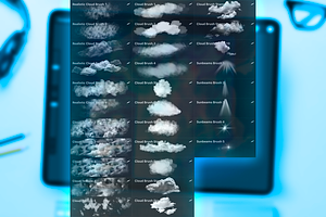 Cloud Brushes Set For Procreate