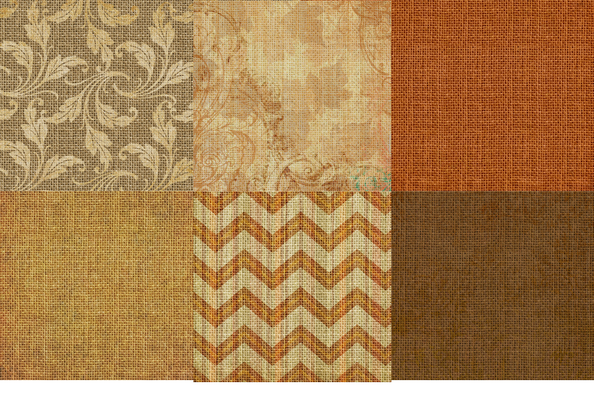 Autumn Burlap 20: Digital Paper preview 4
