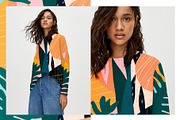 Funky flowers, a Pattern Graphic by Nicetoseeya (Thumbnail 3 of 8)
