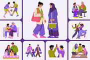 Diversity Illustrations Art Set, a Person Illustration by Brickclay (Thumbnail 6 of 10)