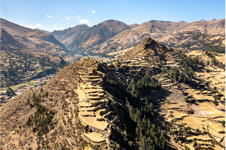Machu Pitumarca ancient Inca town in, an Architecture Photo by Leonid Andronov