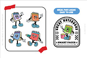 Notepad Mascot Characters, an Object Illustration by Allmostudio (Thumbnail 5 of 5)