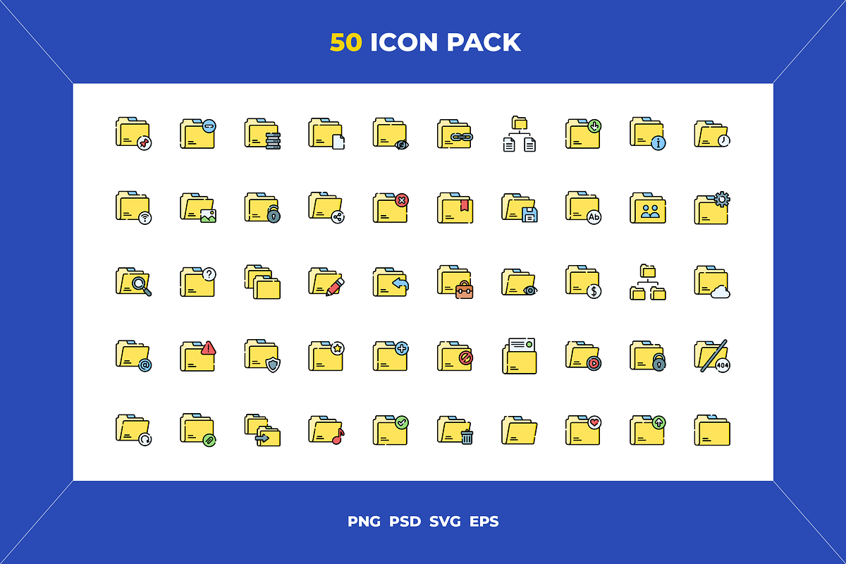Folders icons, an Icon by Wencory (Photo 1 of 2)