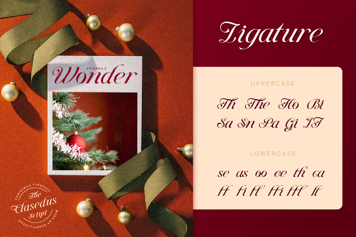 The Clasedus, a Script Font by Burntilldead (Photo 7 of 13)
