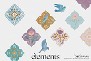 Birds singing. Moroccan collection, a Pattern Graphic by annartdreams (Thumbnail 5 of 8)