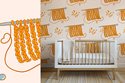 Knitting & Crochet clipart patterns, a Work Illustration by Carpet Tapete Pretzel (Thumbnail 11 of 13)
