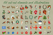 Heirloom: Christmas Collage Pack, an Object Graphic by Anastasiia VNSK (Thumbnail 12 of 14)