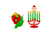 Kwanzaa Candle Holder Vector Set, an Object Graphic by Designs_River (Thumbnail 4 of 16)