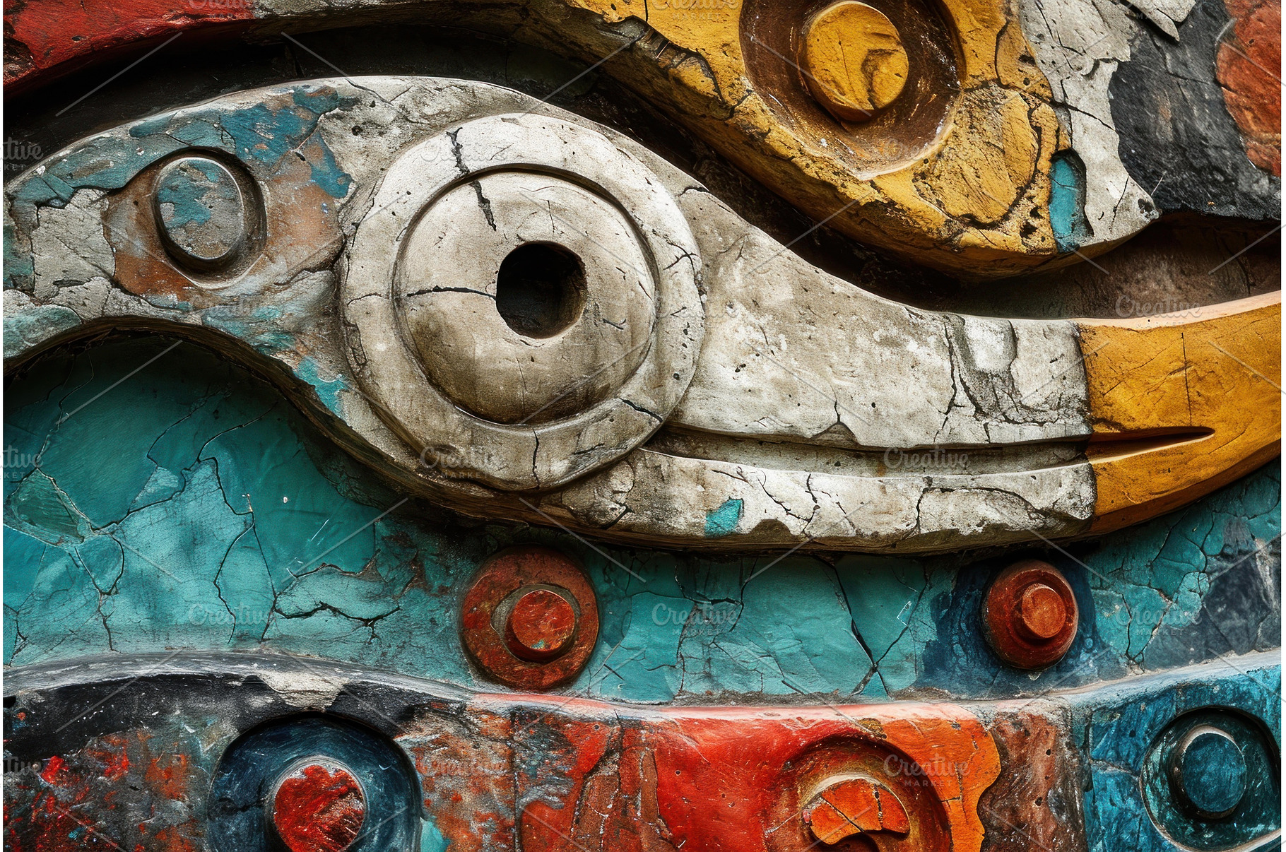 Revered Abstract ancient american, an Abstract Photo by Ylivdesign