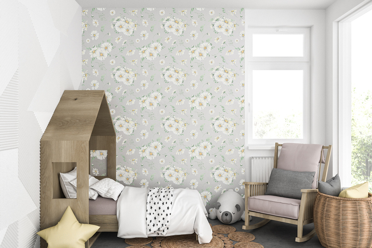 Daisy Patterns for fabric, a Pattern Graphic by Olga Koelsch (Photo 7 of 15)